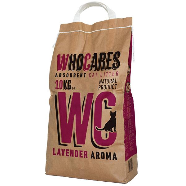 WC Who Cares Lavander ПОГЛИНАЮЧИЙ наповнювач для котячих туалетів 10 кг (800437)